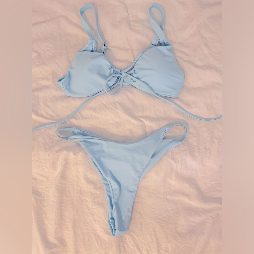 NWOT Baby Blue Bikini